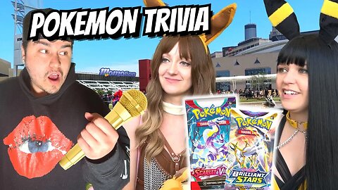 Asking Strangers Pokemon Trivia (Correct Answers Win A Pack!)