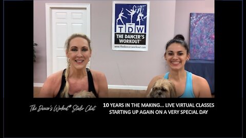 10 years in the making... Live virtual classes start up again on a very special day.