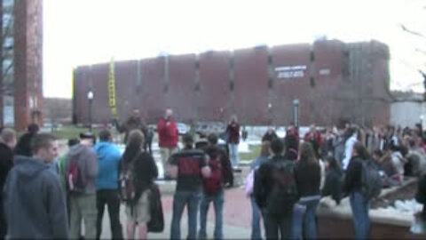 Students Throw Snow Balls AT PREACHER! - Kerrigan Skelly (Western Kentucky University)