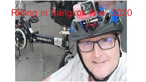 Riding bicycle in Bangkok during #CovidHoax lockdown