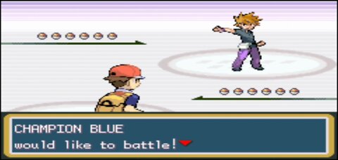 Pokemon Fire Red - Champion Battle: Blue