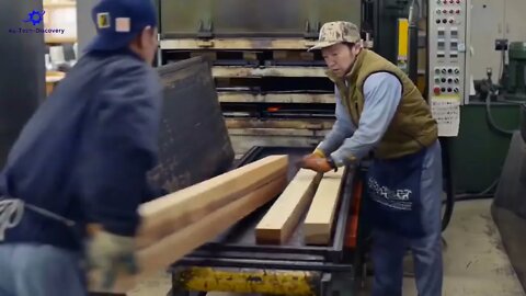 Amazing Woodworking Factory And Ingenious Worker At High Level