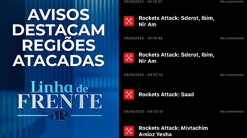 Aplicativo alerta cidadãos sobre bombardeios em Israel | LINHA DE FRENTE