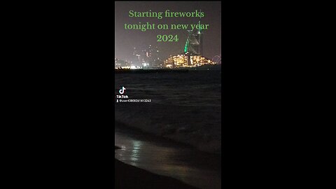 Dubai fireworks