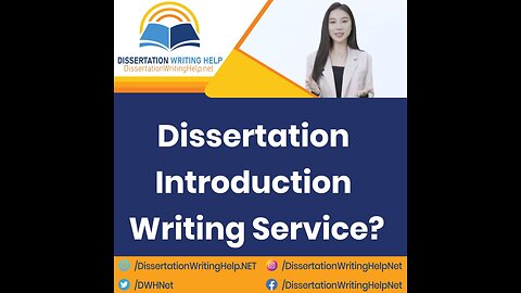 Dissertation Introduction Writing Service