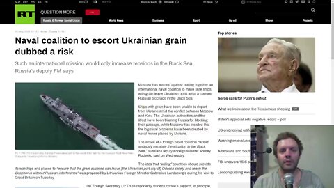 Moscow warns against naval coalition to escort grain out of Odessa