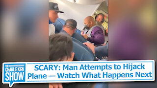 SCARY: Man Attempts to Hijack Plane — Watch What Happens Next