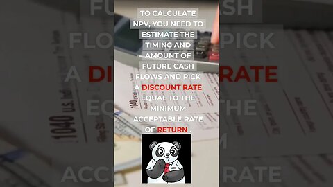 Financial dictionary : Net Present Value #NPV #investing #personalfinance #investingbasics