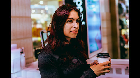 Street portrait at the eaton centre toronto