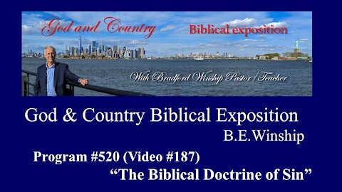 187 - The Doctrine of Sin