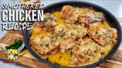 Smothered Chicken and Gravy Recipe