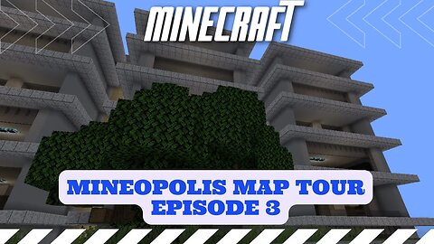 Mineopolis Map Tour - Episode 3: Suburbs, Officepark, and Dock Minecraft 1.17.1