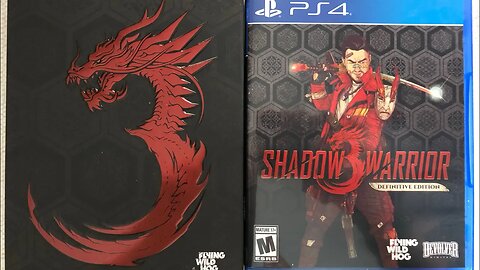 I finally got my Shadow Warrior 3 Definitive Edition PS4 physical from Special Reserve Games!