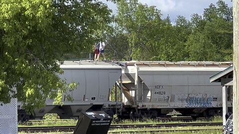 Police Patrol Havelock Yard for Trespassers