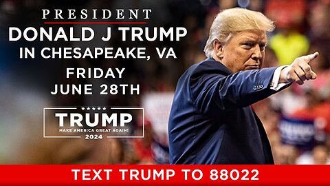 LIVE: President Trump in Chesapeake, VA