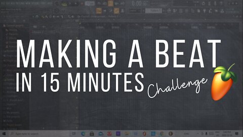 Making A Beat In 15 Minutes Challenge