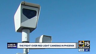 The latest on the fight over red light cameras in Phoenix