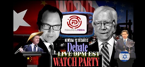 Newsom VS Desantis Watch Party LIVE