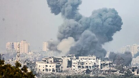 Devastating aerial assault rocks Gaza as Israeli forces advance with relentless force.