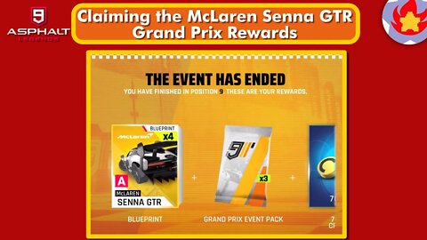 Claming the McLaren Senna GTR Grand Prix Rewards | Asphalt 9: Legends