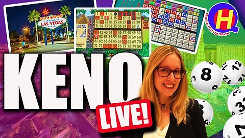 🚨LIVE! KENO from Las Vegas with Keno Couple!