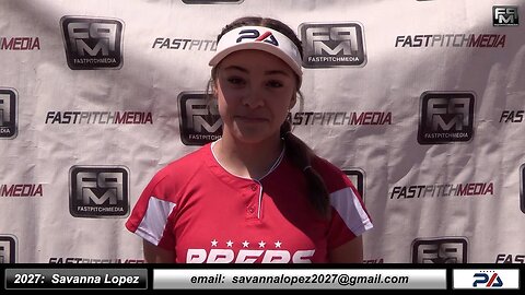 2027 Savanna Lopez 3.7 GPA Middle Infielder, Outfield Softball Recruiting Skills Video Preps Academy