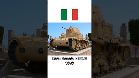 evolution of Italy tank #military #tank #italy #shorts