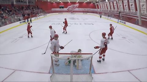 Filip Zadina scores OT winner in Red Wings development camp scrimmage