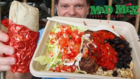 MAD MEX Burrito Mexican Food Review - Greg's Kitchen