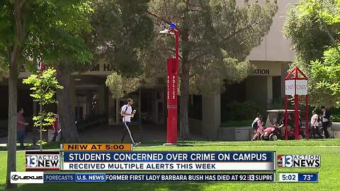 UNLV'S location could be contributing to recent rash of crime