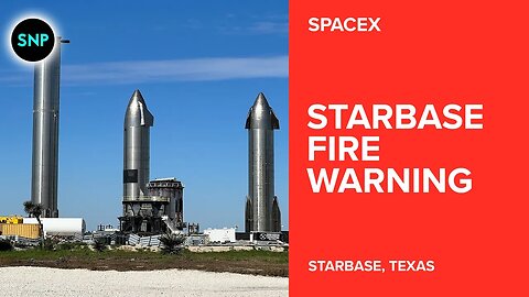 Starbase Red Flag FIRE Warning 🔥🚩