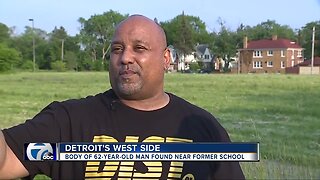 Body of 62-year-old man found near former Detroit school