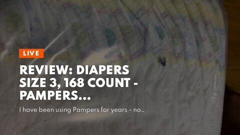 Review: Diapers Size 3, 168 Count - Pampers Swaddlers Disposable Baby Diapers, (Packaging May V...