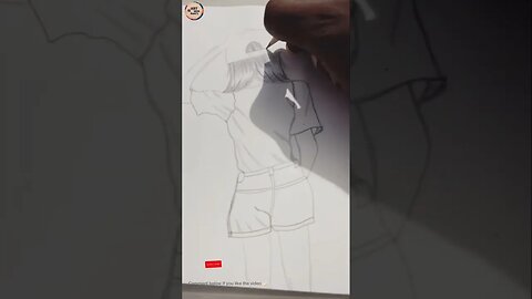 ‘Cute GIRL’ drawing ✍️ video full video link in comment box 🥰 #art #pencil #art_we_inspire #artist