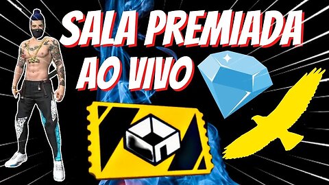 SALA PREMIADA AO VIVO 💛 TORRE DE TOKENS FREE FIRE, NOVA CALÇA ANGELICAL DOURADA