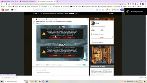 Resurrection Sickness changed to 1 MINUTE From 10! Dragonflight Beta World of Warcraft Retail