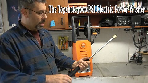 The Topshak 3000 PSI Electric Power Washer. Perfect for home use.