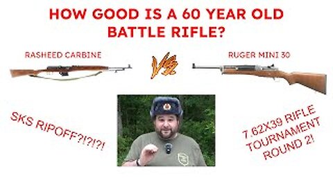 Shooting One of the Rarest Military Rifles In the World - Egyptian Rasheed vs Ruger Mini 30 - BOA