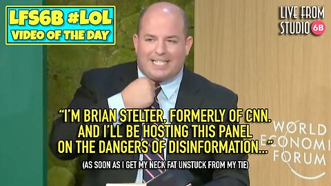 Brian Stelter Hosts Panel on Disinformation (LOL of the Day)