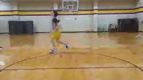 Maumee High School's Junior Varsity Team's "Full-Court Finishing" warm-up drill.