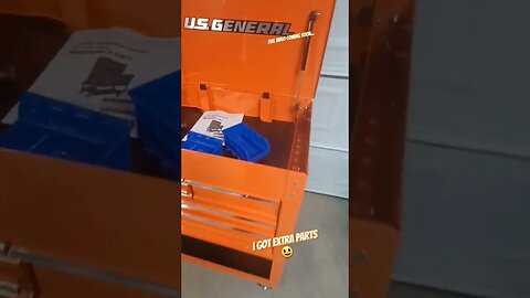 Harbor Freight gave me EXTRA!!! US General 5 Drawers tool kart #shorts #harborfreight #tools