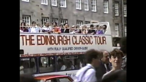 Edinburgh Scotland & Castle, 1991