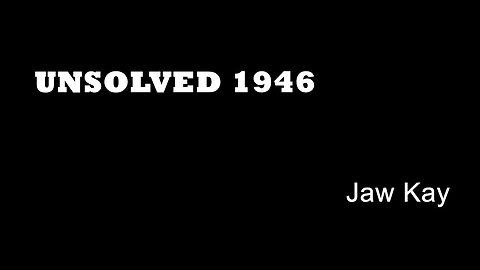 Unsolved 1946 - Jaw Kay - Liverpool Murders - Scotland Road - UK True Crime - Merseyside Murders