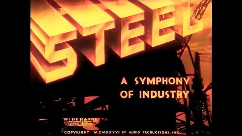 [1936] Steel Industry Documentary | AI Enhanced, Colorized, 60fps