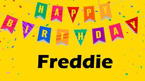 Happy Birthday to Freddie - Birthday Wish From Birthday Bash