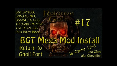 Let's Play Baldur's Gate Trilogy Mega Mod Part 17 - Return to Gnoll Fortress