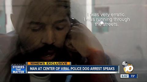 Exclusive: man taken down by police K9 confesses to crimes