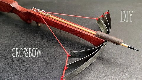 How to make a brand new crossbow with an old saw core | crossbow gun