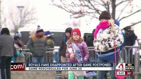 Royals vs. Angels game postpone due to cold