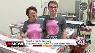 Crumble Co. makes candles, works to save lives